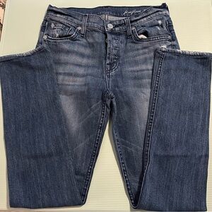 7 For All Mankind Dark Blue Skinny Jeans